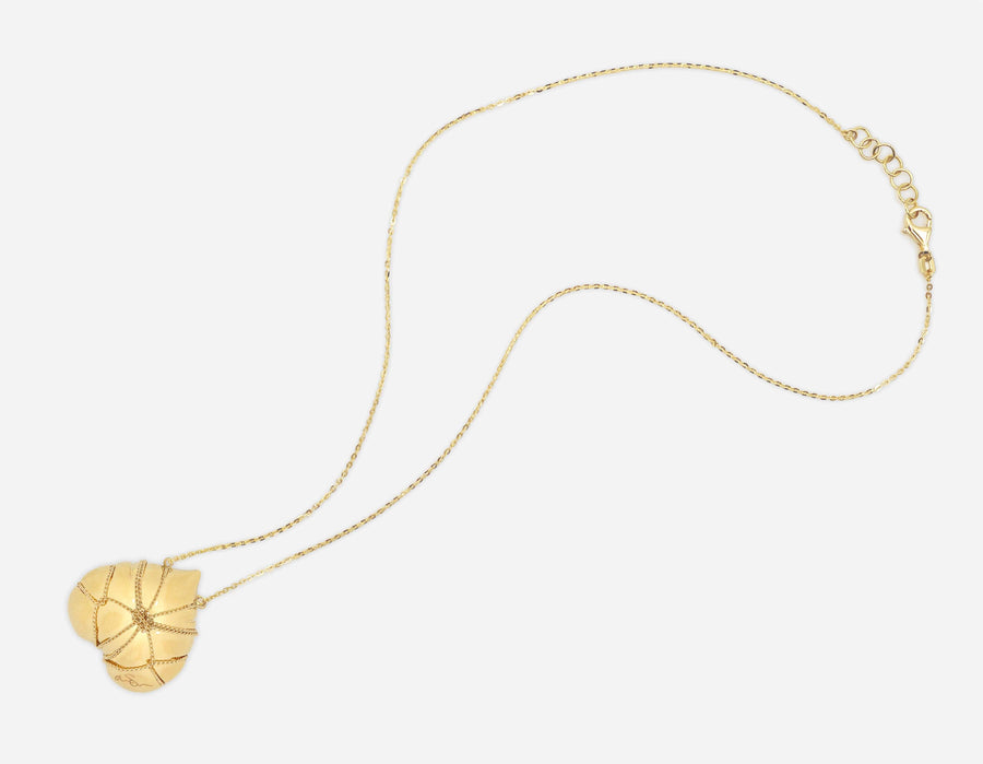 Adam Parker Smith Limited Edition Gold Shibari Heart Necklace