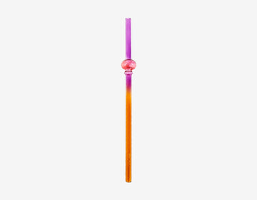 Suck It Up Straw & Case - Purple & Orange
