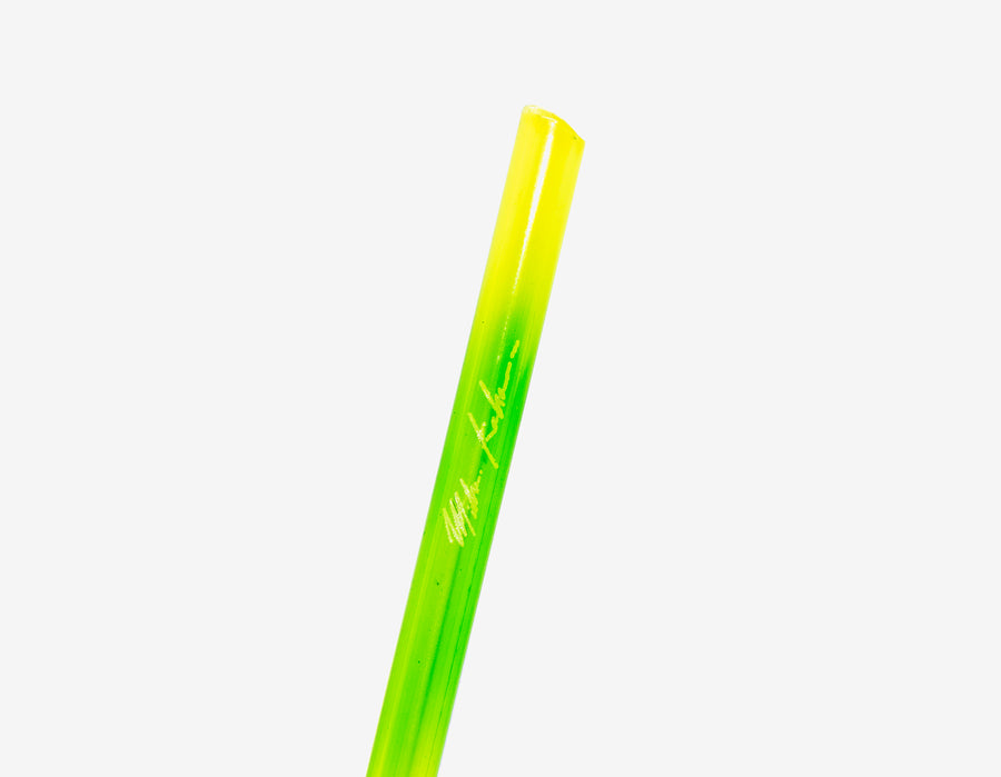 Suck It Up Straw & Case - Green & Yellow